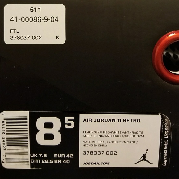 🔥RETRO JORDAN 11!!!!!!! 72-10 😍 #DEADSTOCK 🔥 - Picture 3 of 8